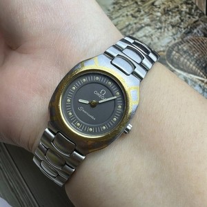 OMEGA Seamaster ポラリス クォーツ Authentic Omega Seamaster Polari Ladies 18K/TITANE Quartz Watch