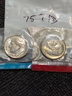 1975 P/D Roosevelt Dime set from Mint set