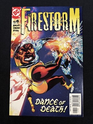 FIRESTORM NO 4 DC COMIC BOOK OCTOBER 2004 DIRECT COMICS ART Y2K ADS CHRIS CROSS