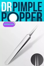 Silver Stainless Steel pimple Popper Thin Tip