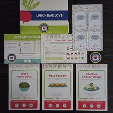 Raddish Kids Cooking Sets LUNCHTIME LOVE Recipe Cards Kits - NO TOOLS