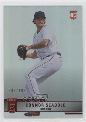 2022 Panini Chronicles Elite Red 99/199 Connor Seabold #26 Rookie RC 0u72
