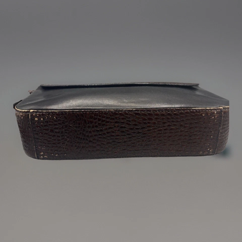 Bolso de Hombro Brahmin Vintage Cuero Toscano Daria Melbourne Llavero Interior Limpio Foto 4 de 4