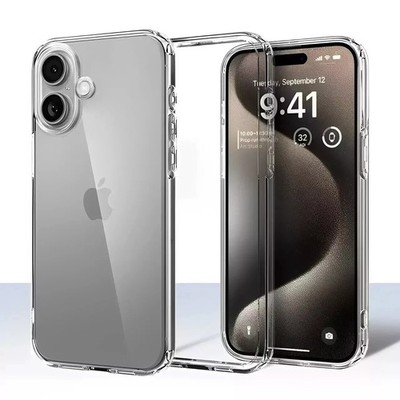iPhone 16, 16 Pro, 16 Pro Max Case Hülle Transparent