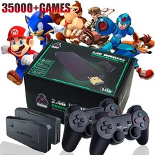 Video Game Console Retro 35000+ Games TV Stick 64G 4K HDMI 2 Wireless Controller