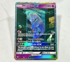 2017 Pokémon Mewtwo GX (Secret Shining) 78/73 Shining Legends Holo MINT!!!! on eBay