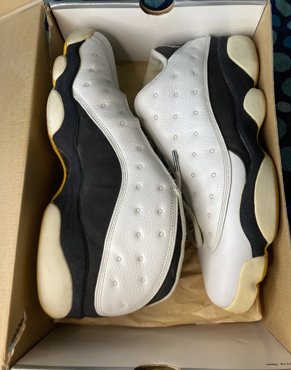 2005 NIKE AIR JORDAN XIII 13 RETRO LOW WHITE BLACK YELLOW MAIZE 310810-104 SZ 12 Jordan 13 XIII Retro Low White Varsity Maize 2005 | eBay main image 2