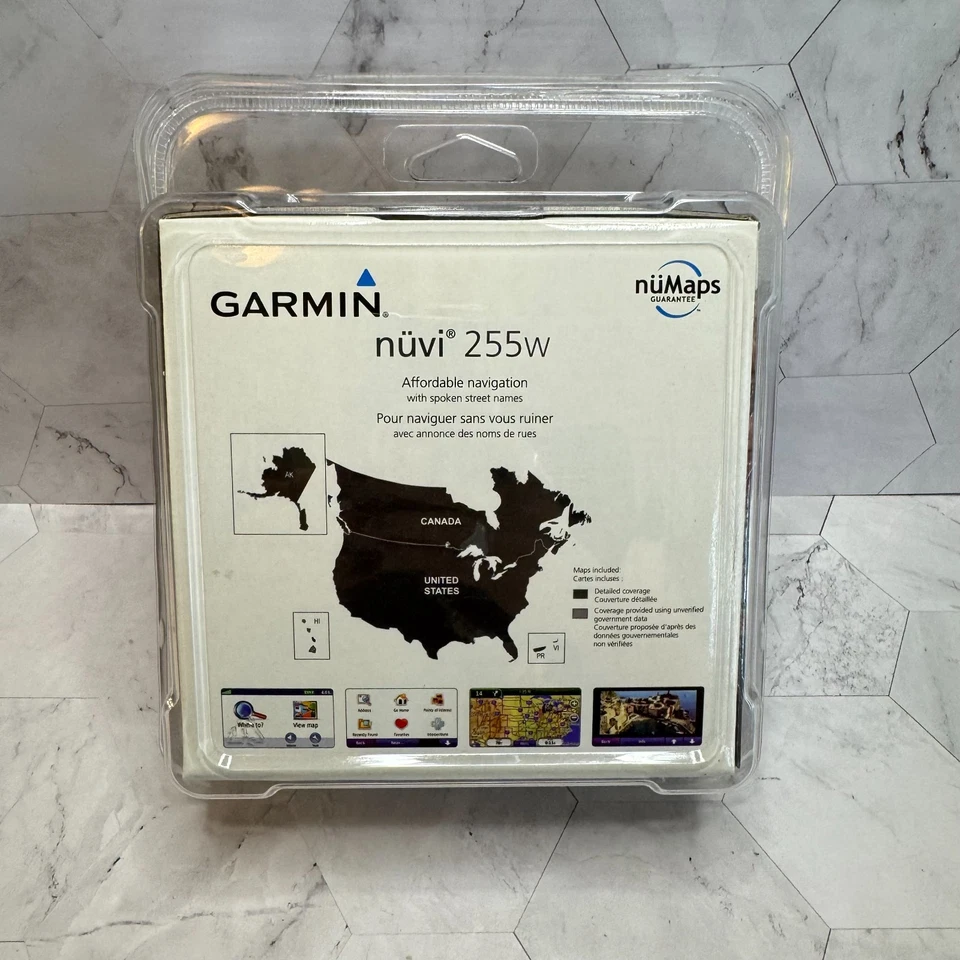 NEW SEALED Garmin Nuvi 255W 4.3 in Screen GPS Navigation Travel Vacation - Image 4 of 4