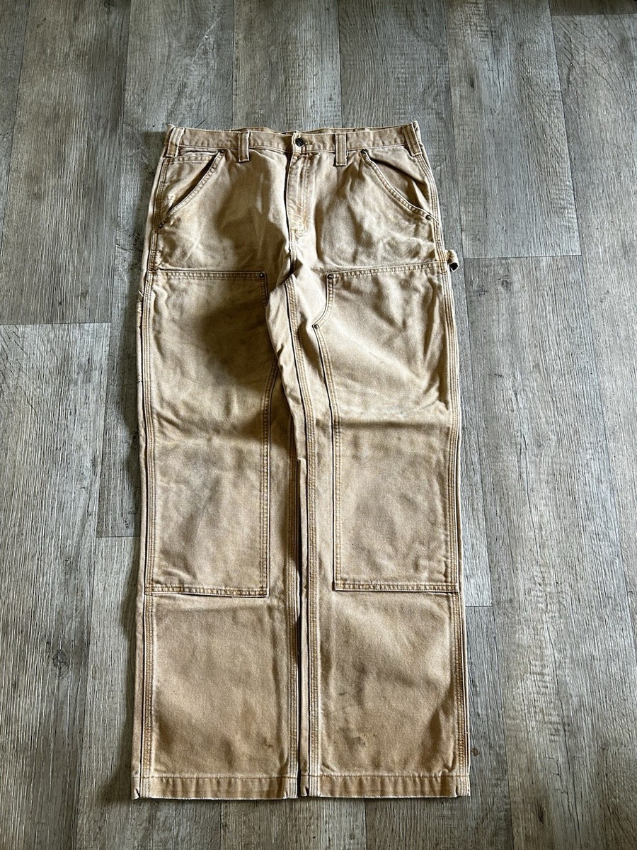 00's「CARHARTT」Double Knee Work Beige ボロ Carhartt WIP Double Knee Pant - Stone Canvas | Dusky Beige