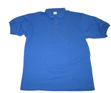 Brand New Men's Regular Fit Short Sleeve Casual Blue Knit Polo Shirt 2XL 2X