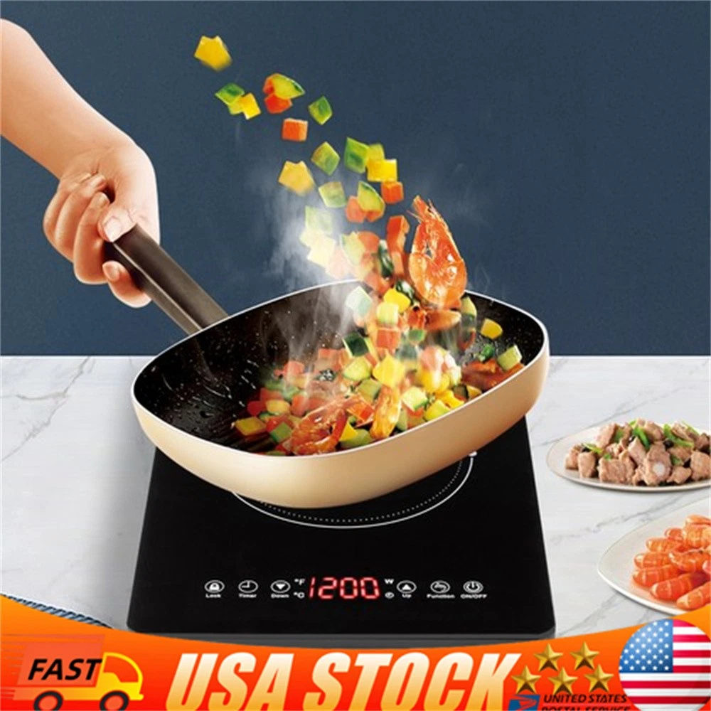 Electric Induction Cooktop Built-in Stove Top Single Burners Portable w/ Timer
Opens in a new window