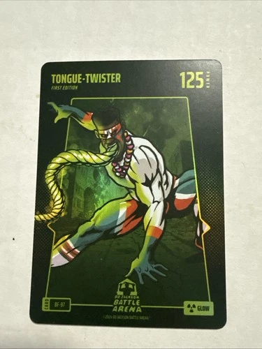 2024 Bo Jackson Battle Arena TONGUE-TWISTER TUA GLOW BF-97 Battlefoil Rare SP