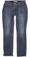 Levi's 525  Femme Bleu Straight Slim Stretch Jeans W30 L31 (101162)