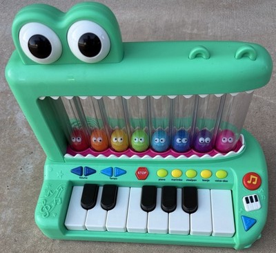 BATTAT CROC POP CROCODILE PIANO MUSICAL LIGHT-UP KIDS TOY LEARNING ACTIVITY