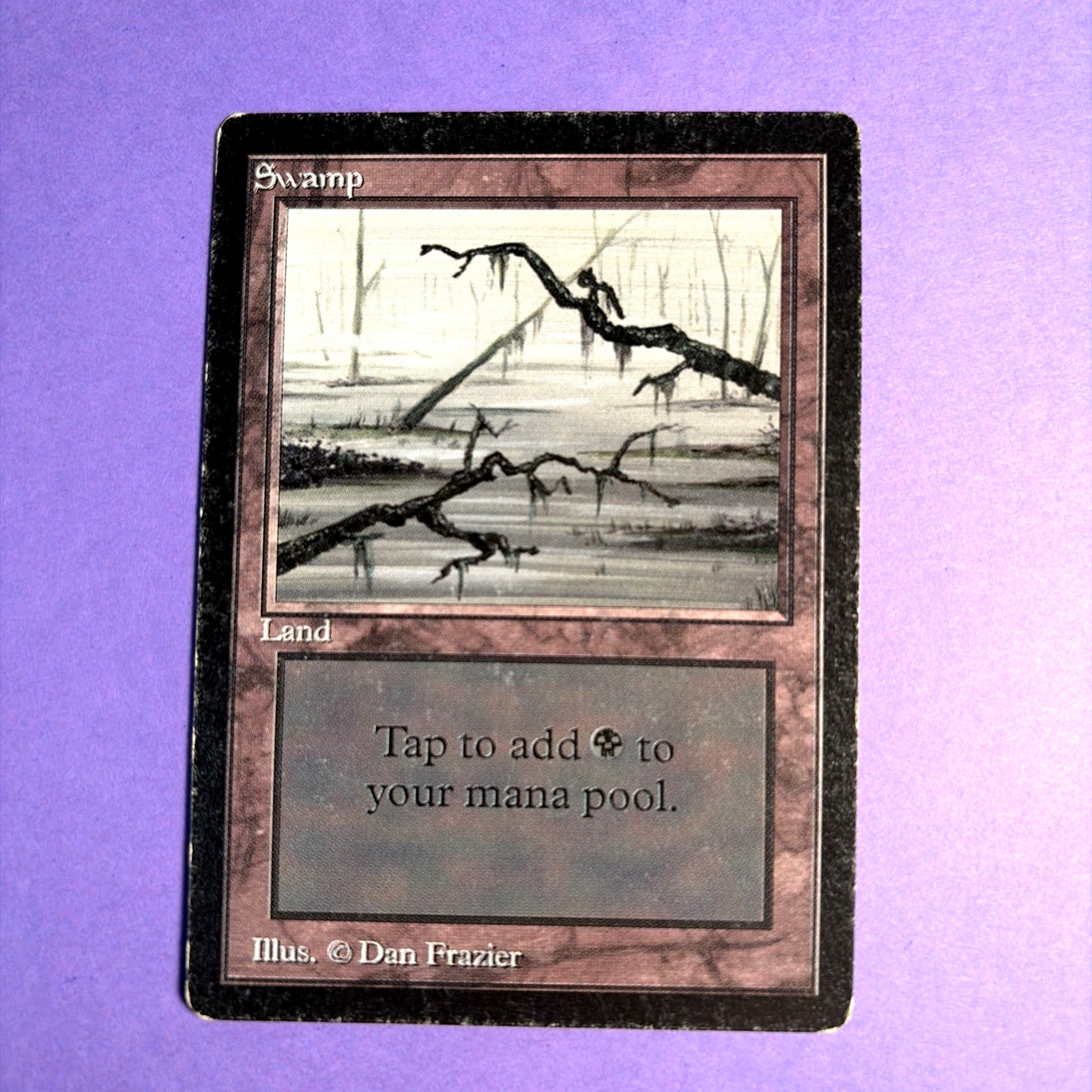 Magic the Gathering SWAMP - version 3 - Beta MTG MP