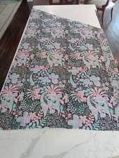 Beautiful Vintage Fabrics DIY Sewing Crafts Projects 35x50 BrownBlue Floral