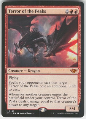 Terror of the Peaks Outlaws of Thunder Junction Mythic Magic: The Gathering