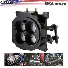 Cnc Billet 1000cfm 4150 Flange Carburetor Throttle Body 1.75 Core 4 Barrel Bk