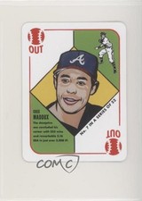2021 1951 Topps by Blake Jamieson Red Back Greg Maddux #7 HOF 4hj