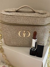 DIOR BEAUTY Gold Vanity Case Makeup Holiday Limited Edition Novelty GWP NIB