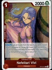 Nefeltari Vivi OP13-012 Rare Carrying On His Will One Piece Foil Near Mint