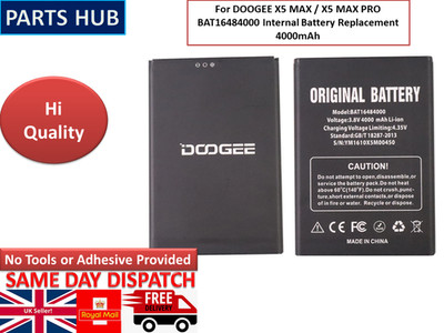 Für Doogee X5 Max / X5 Max Pro Bat16484000 Interner Akku Ersatz 4000mAh