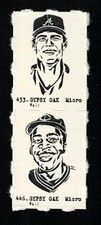 DALE MURPHY - JOE MORGAN Uncut 2-Card Panels RARE MICRO Cards