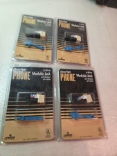 4 New Leviton Quick Port 6-Wire Modular Jack 830-40836-1