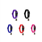 Collier cloche de chèvre réglable en nylon 13,7-20,5 pouces pour moutons bovin