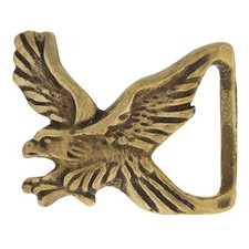 Trinity Brass Eagle Bird Hunter Veteran Biker Hippie 1970s Vintage Belt Buckle