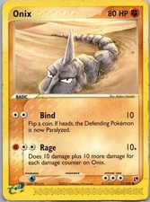 Onix 71/100 Common Sandstorm Pokemon Heavily Played on eBay