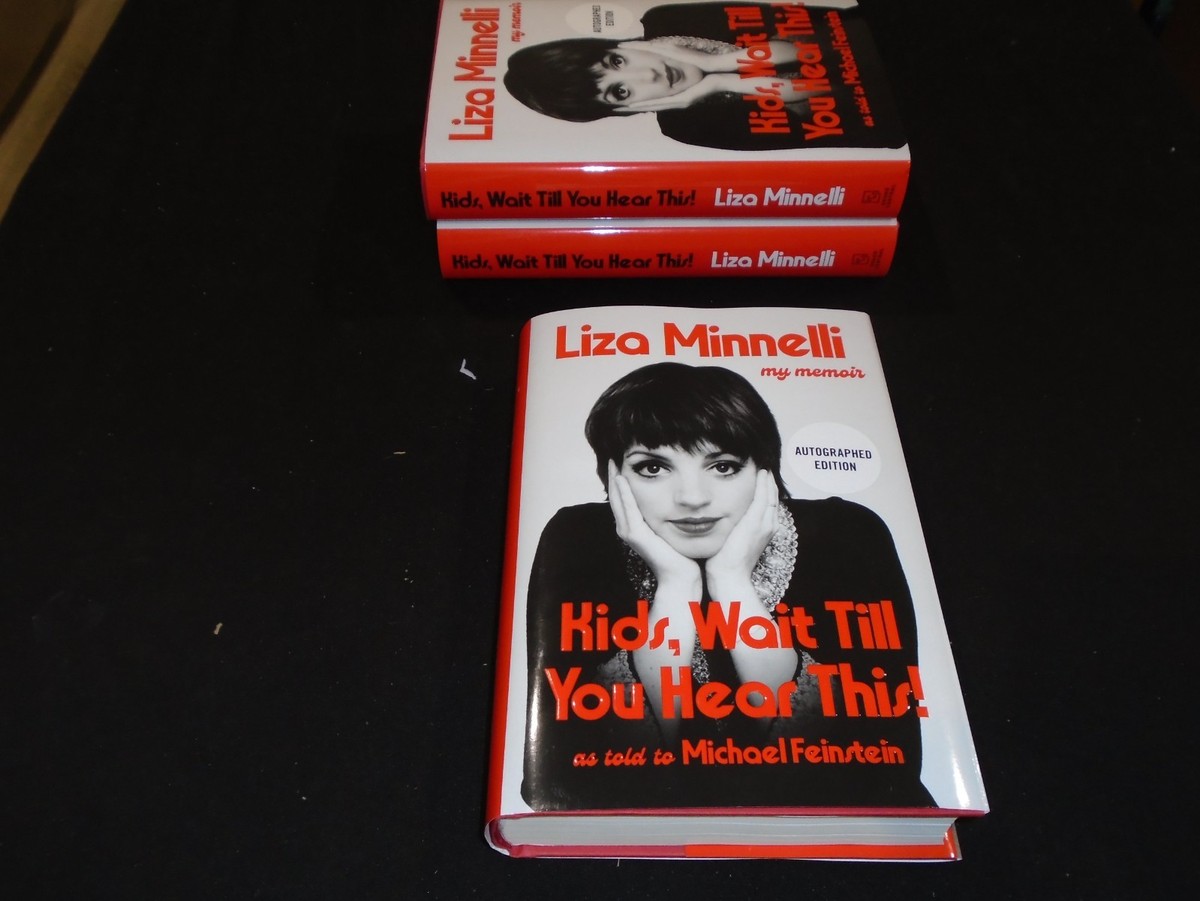 Signed Liza Minnelli EGOT Kids, Wait Till You Hear This! US1ST