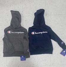 Champion boy toddler Kids Hooded Sweatshirts Gray Navy blue 2t 2y Hoodie