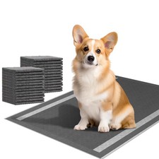 Dog and Puppy Pee Pads 100 Count, 23'' x 30'' Odor-Control Puppy Pads with Le...