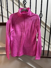 Under Armour Hot Pink XL HALF ZIP top 1/2 Zip