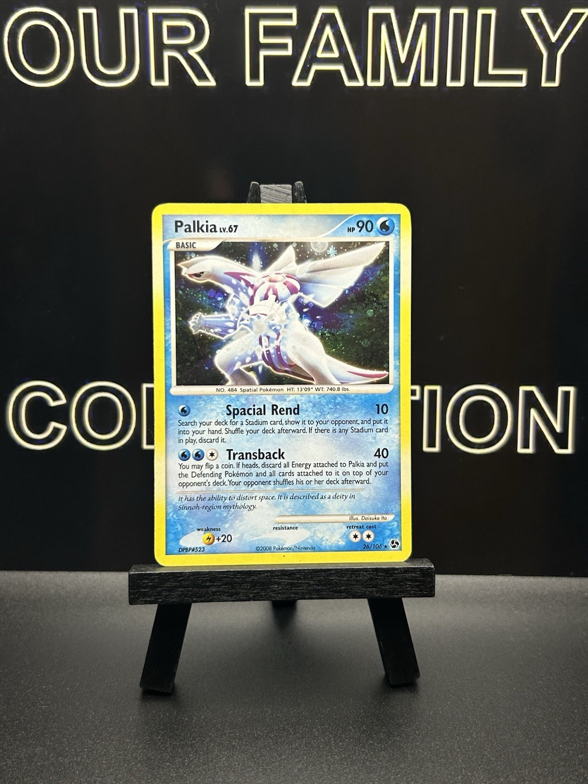 Palkia 26/106 Great Encounters Cosmos Holo Rare Pokemon Card - LP