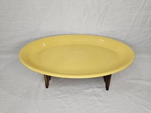 Fiesta Yellow Sunflower Oval Serving XL Platter