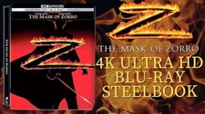 "The Mask of Zorro 25th Anniversary 4K Steelbook 4K UHD Blu-ray Digital    "