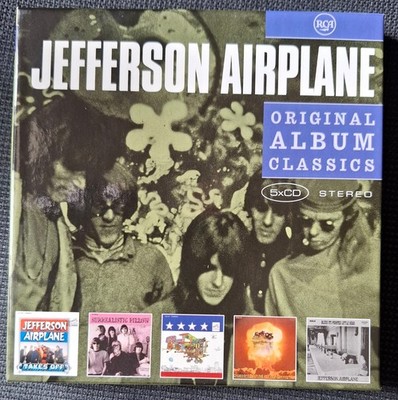 Jefferson Airplane 5 CD Set Original Album Classics