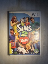 The Sims 2 Pets (Nintendo Wii Video Game, 2007) Complete With Manual