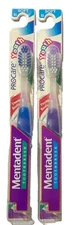 2* Mentadent ProCare Toothbrush Youth 61 Soft Full Flexible Handle, Vintage