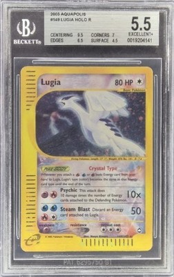 crystal lugia pokemon card 2003 Pokémon Lugia Aquapolis Holo E-Series #149 PSA 6 EX-MT – Domino City  Gaming main image 1