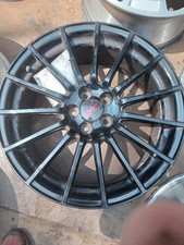 Wheel 17x7 Alloy 15 Spoke Black Sti Cap Fits 15-21 Br-z 331244