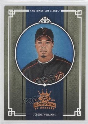 2005 Donruss Diamond Kings Bronze 25/100 Jerome Williams #195 y0i