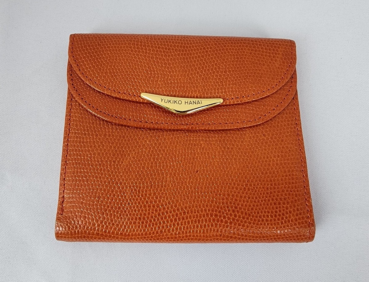 Japanese Brand Yukiko Hanai Leather Wallet | eBay