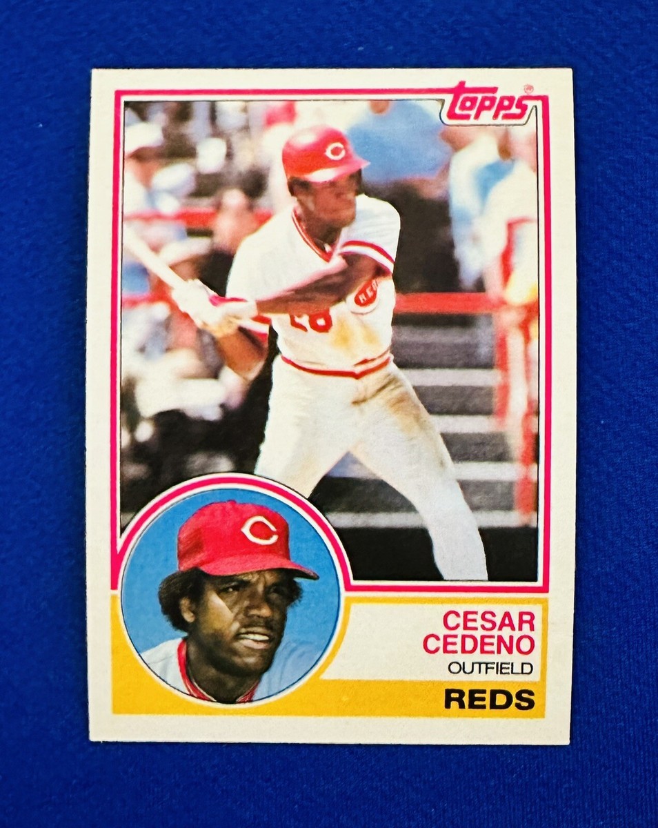 1983 TOPPS #475 CESAR CEDENO CINCINNAT1 REDS NM-MT OR BETTER 4