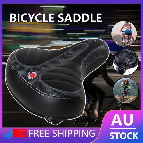 Wide Big Bum Bike Bicycle Gel Cruiser Comfort Saddle Seat Sporty Soft