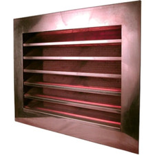 Copper Louvered Gable End Vent