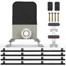 Blütezeit 900lb Automatic Sliding Gate Opener Rack Driven w/ Nylon Racks