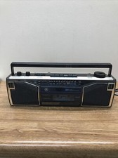 VINTAGE GENERAL ELECTRIC 3-5622A MINI AM/FM STEREO CASSETTE RECORDER BOOM BOX